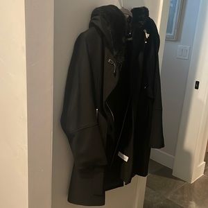 Calvin Klein LUXURY stylish warm winter belted long coat